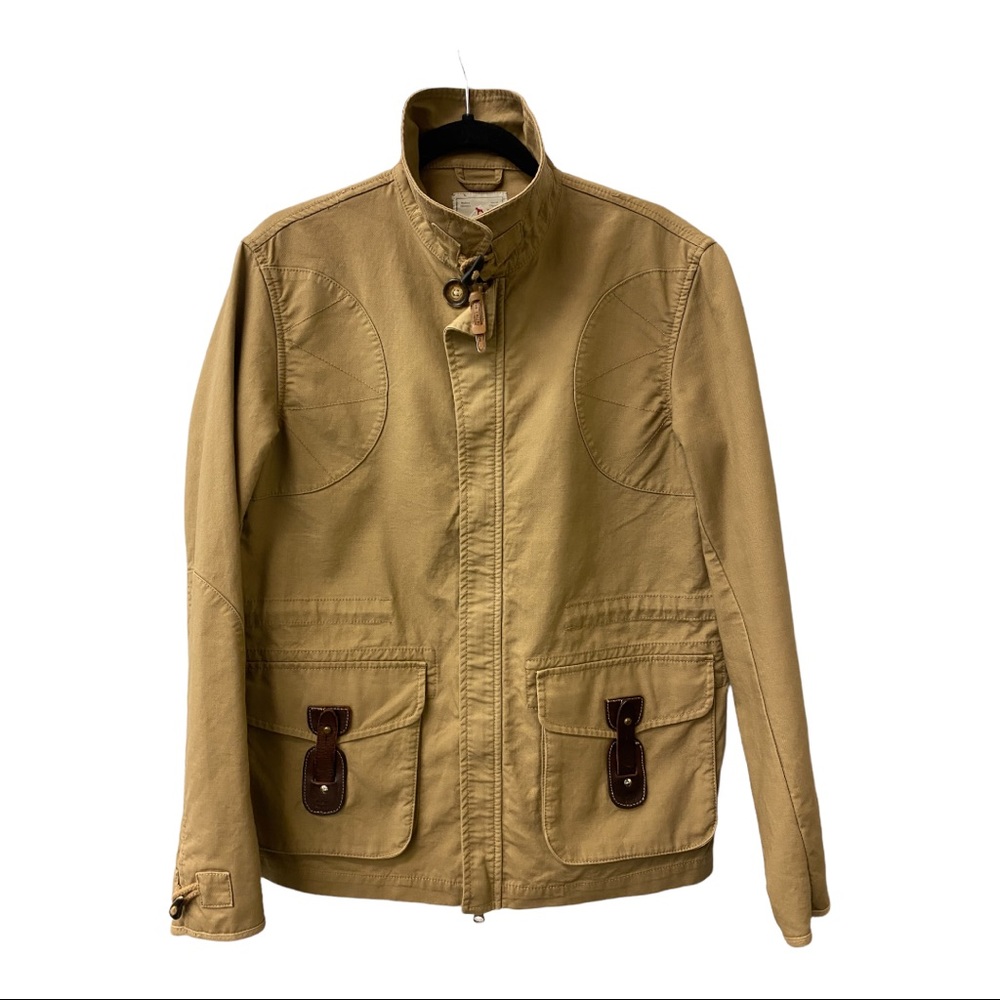One True Saxon Mens Khaki Jacket Sz: S.  Casual Mens Fashion / Streetwear